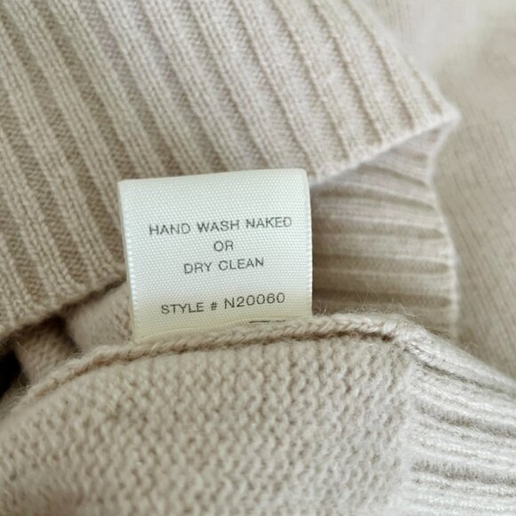 Naked Cashmere Kaia Sweater S Pink Beige 100% Cashmere Crewneck Pullover - Picture 6 of 7